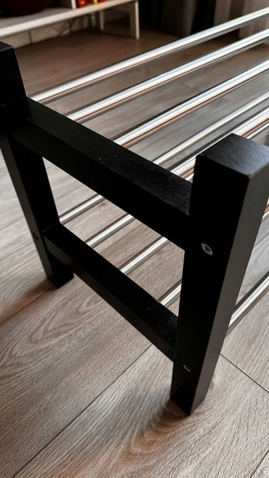 Półka na buty IKEA TJUSIG czarna - stan idealny