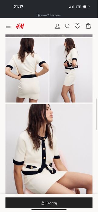 Костюм H&M , в стилі old money ХЛ , Новий
