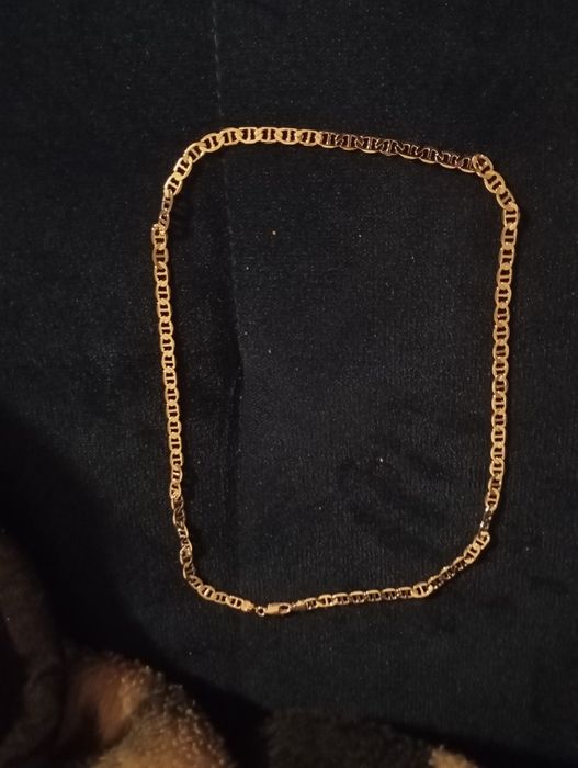 Nowy Srebrny Gucci splot  łańcuszek szerokość 6 mm 60 cm