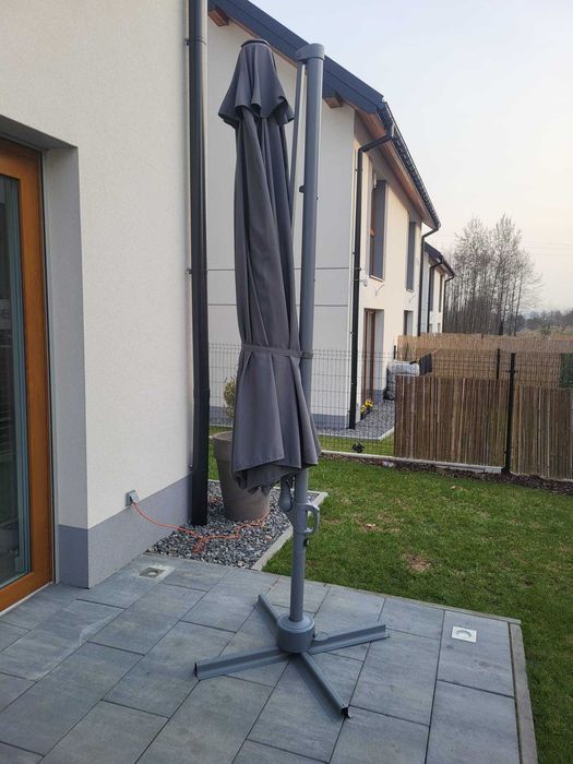 SPRZEDAM Parasol GoodHome Mallorca 350 cm szary