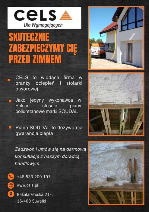 Ocieplenie pianą pur, Dożywotnia gwarancja, Doświadczenie