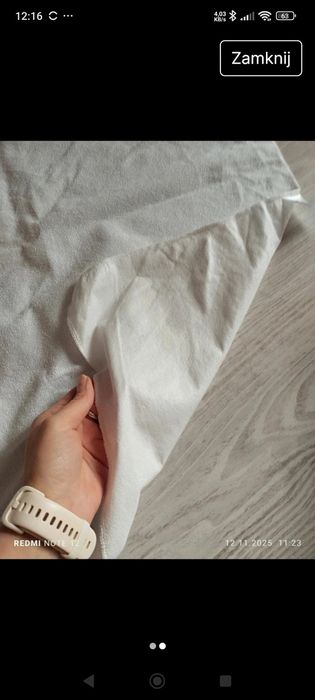 Ochraniacz wodoodporny na łóżeczko