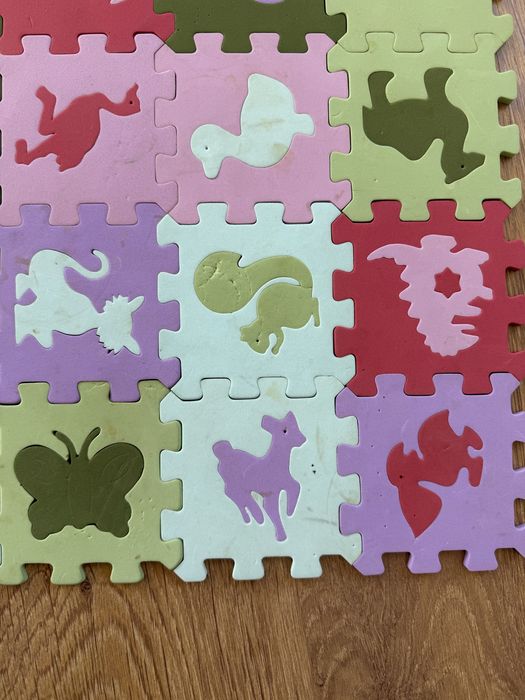 Игровой Пазл-коврик мягкая eva-пена