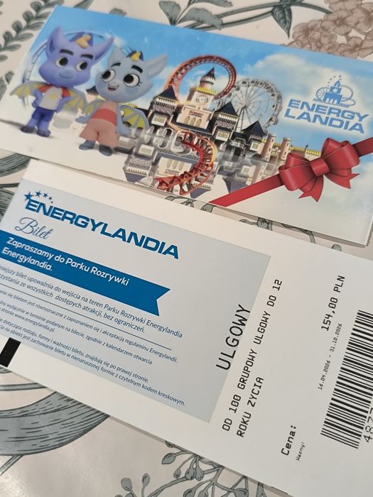 Bilet ulgowy Energylandia !!!