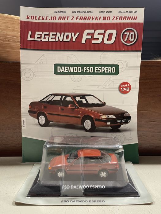 Daewoo Fso espero legendy fso deagostini 1:43 stan idealny