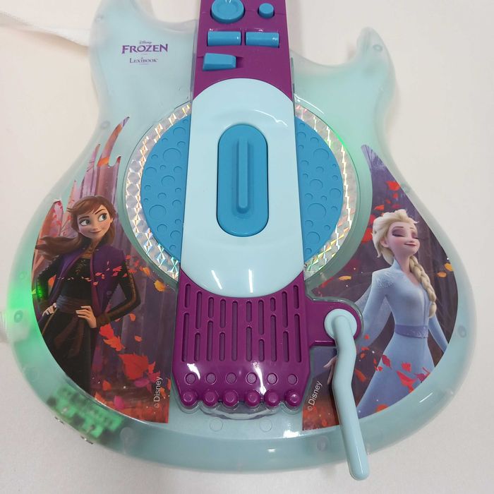 Lexibook Gitara elektroniczna Disney Frozen z mikrofonem A
