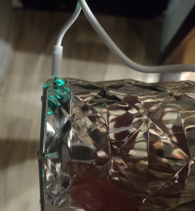 Lampka kryształowa RGB