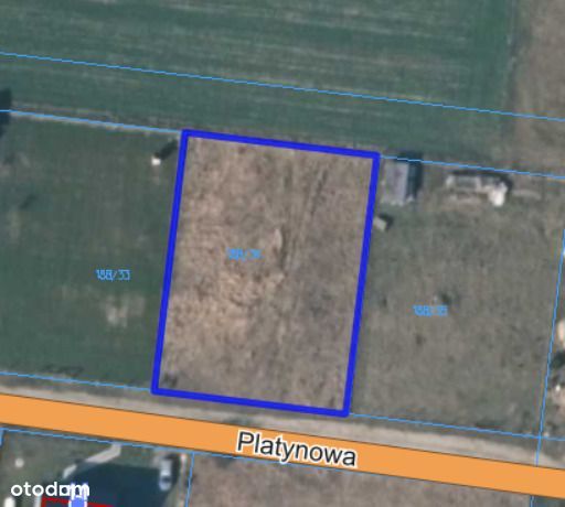 Działka budowlana Wronowice 1011 m² w cichej okoli - Widok 3