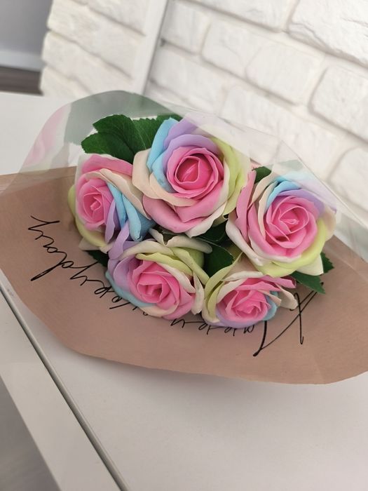 Bukiet różyczek mydlanych