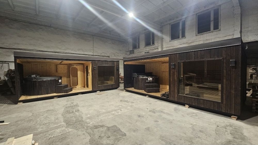 Sauna jacuzzi balia taras dom modułowy kredyt lub leasing producent