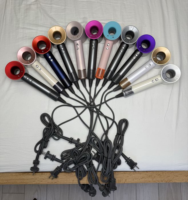 Dyson Supersonic фен для волосся — 5 насадок, 12 кольорів, новий