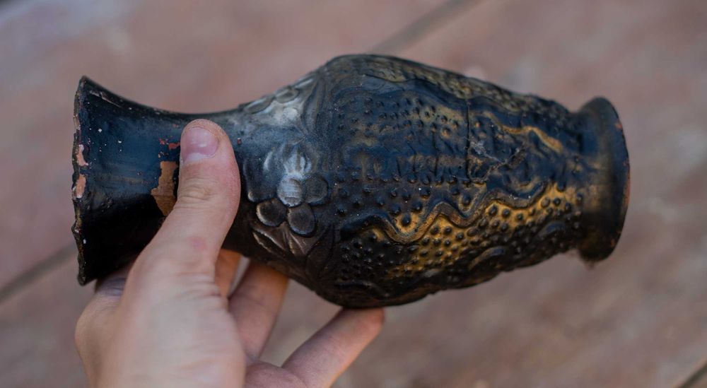 Wazonik ceramiczny Vintage PRL oldschool