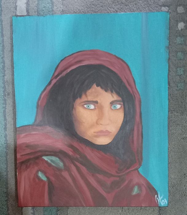 Bibi obra original de BA09 em tela 40x50x4cm