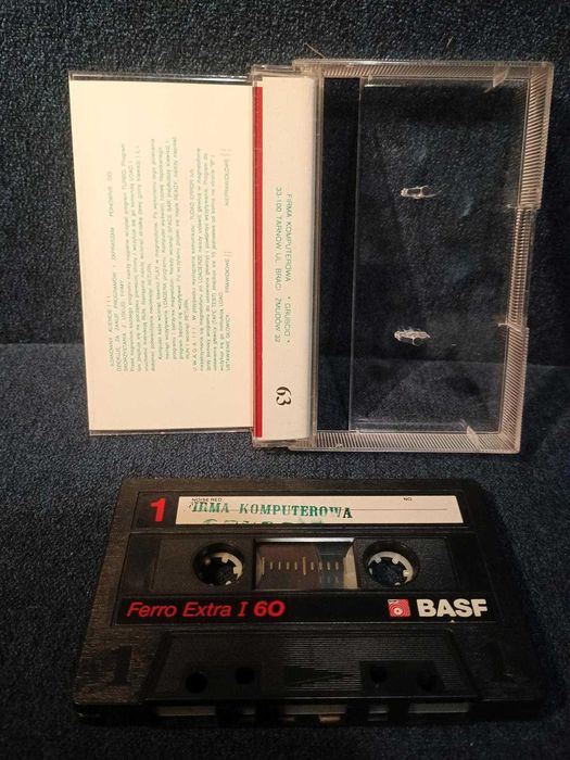 Kaseta Commodore 64 GRUBCIO 63 - składanka gier