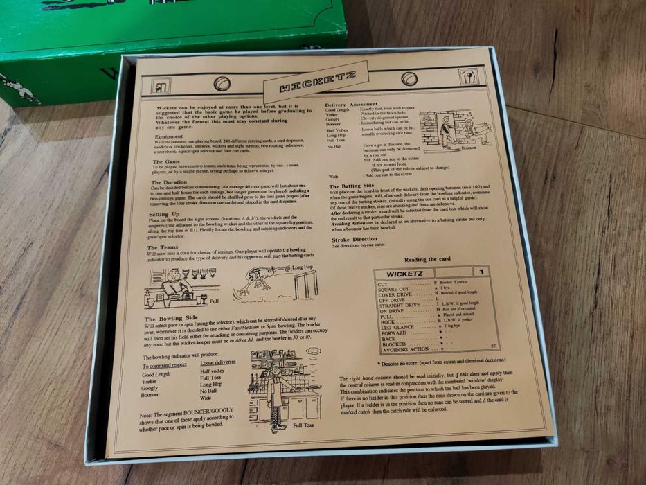 Gra planszowa WICKETZ 1989 UNIKAT stan IDEALNY!!