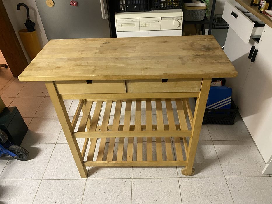Carrinho cozinha em betula