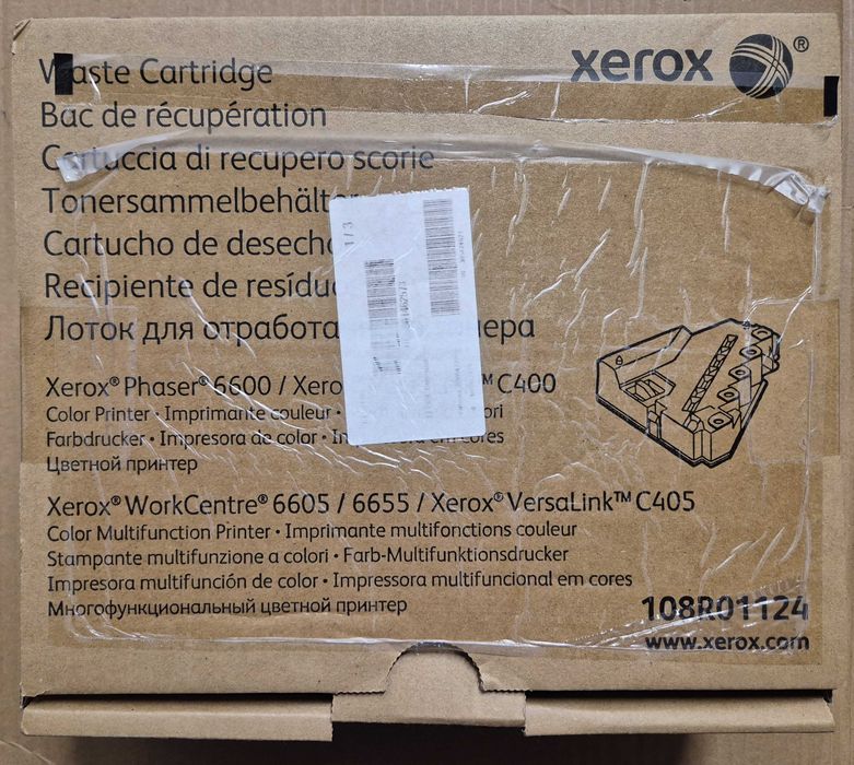 Xerox Versalink C400 C405 toners, caixa de resíduos originais