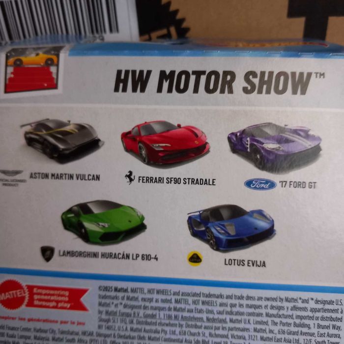Hotwheels Pack 5 Fast and Furious e Motor Show
