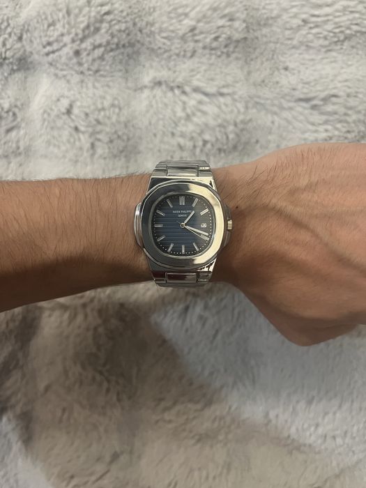 Relógio Patek Philippe Nautilus Azul Escuro C/Caixa