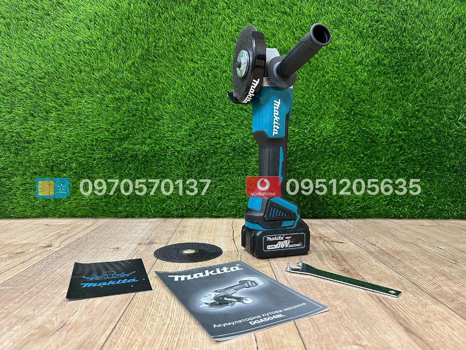 Makita 3в1 Набір Болгарка DGA504 Шуруповерт DHP485 Гайковерт DTW850BL