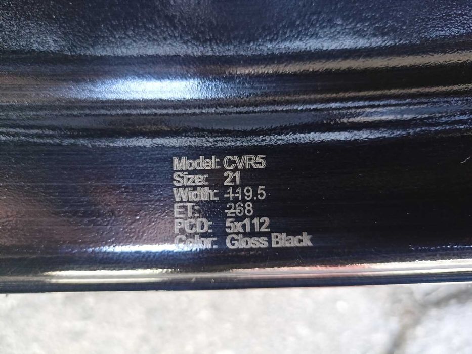 Felgi aluminiowe 21cali BMW M5 F90 M8 F91 F92 F93 Concaver CVR5 5x112