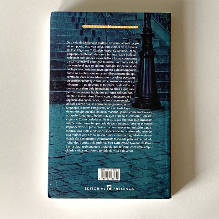 Livro Está Uma Noite Quente de Verão, Isabel Ramos