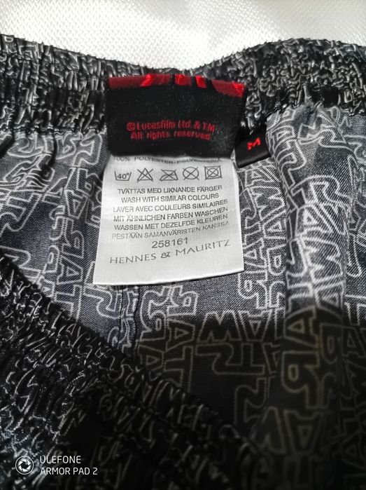 Шорты оригинал, винтаж Star Wars, Hennes & Mauritz, Lucasfilm