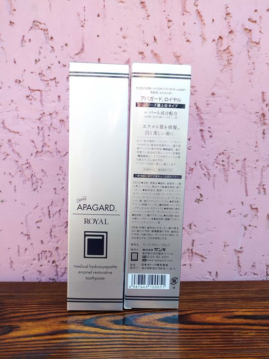 Apagard Royal 135 г японська відновлююча зубна паста з гідроксиапатитом