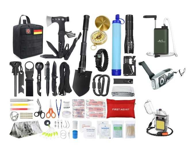 Plecak kryzysowy, zestaw survival, apteczka