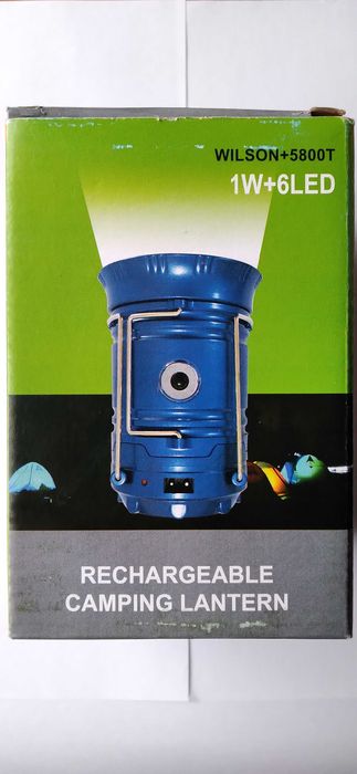 Кемпінговий ліхтар 3в1 WILSON+5800T