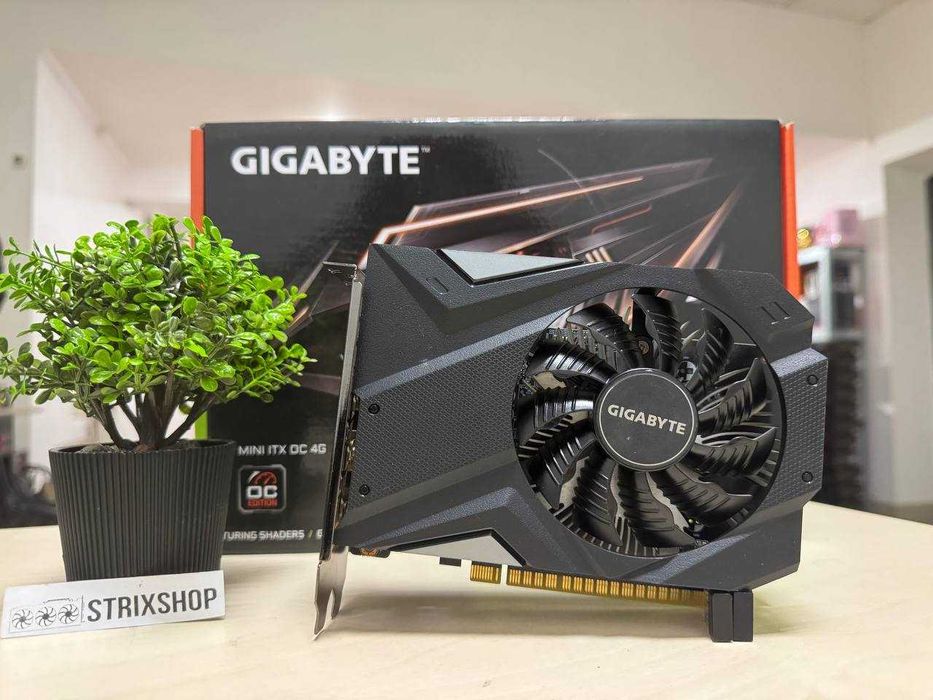Відеокарта GIGABYTE GeForce GTX 1650 MINI ITX OC 4G Б/в + Гарантія