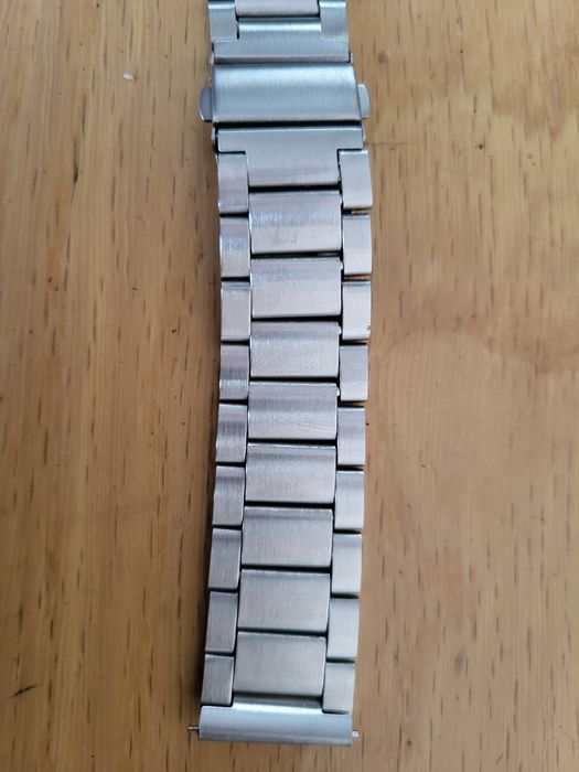 Stalowy pasek do zegarka 22 mm z szybko zamykaczami