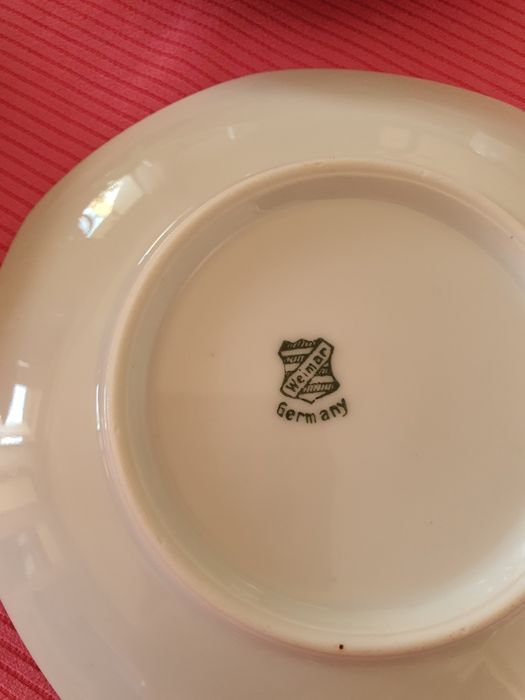 Serwis kawowy Weimar porcelanowy komplet