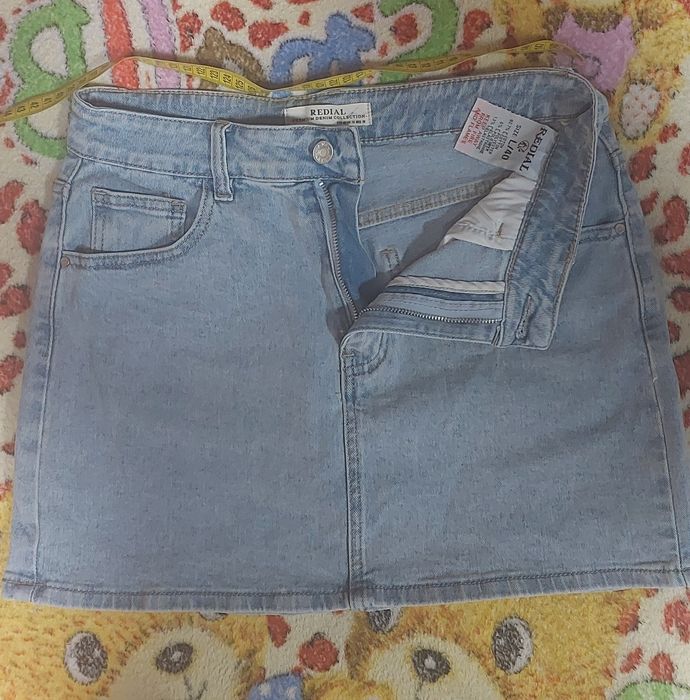 Джинсовая   юбка