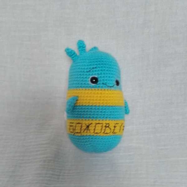 Вязаная игрушка ручная работа заяц дракон летучая мышь светлячок