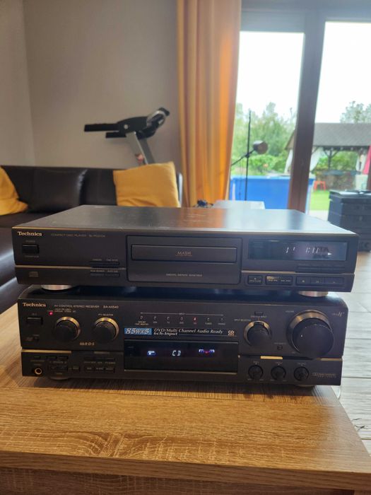 Wieża amplituner Technics sa ax 540 i cd sl pg370a