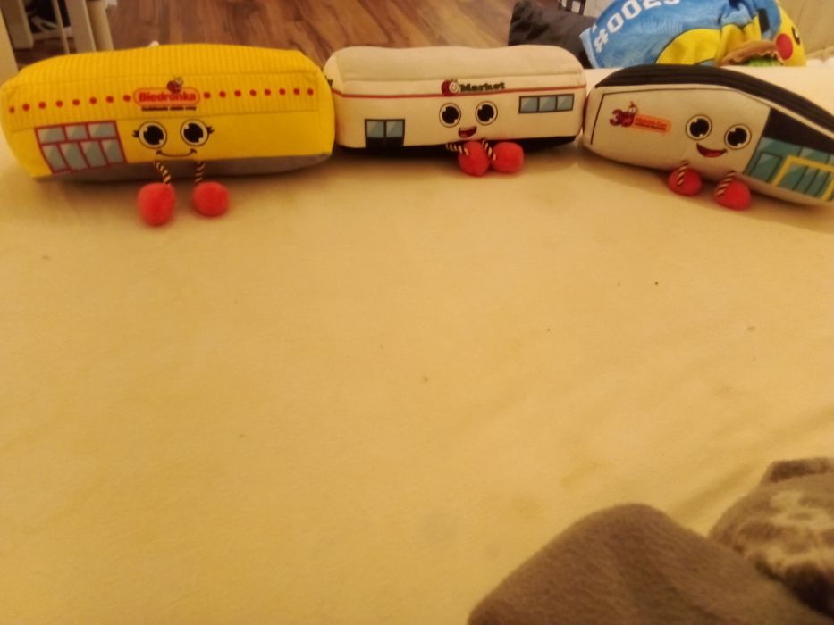 Biedronki z różnych czasów pluszaki