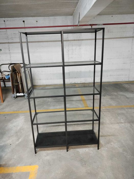 Estante IKEA Vittsjö metal e vidro 175Ax100Lx36P - Tenho 2 unidades