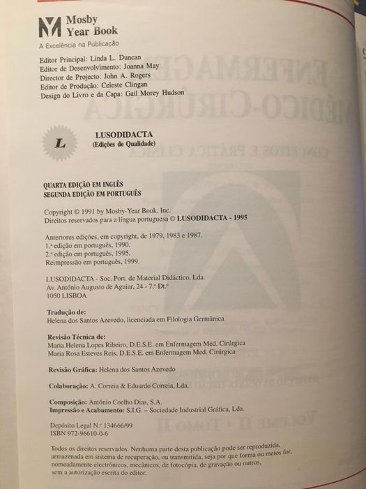 Livros Enfermagem Médico-Cirúrgica