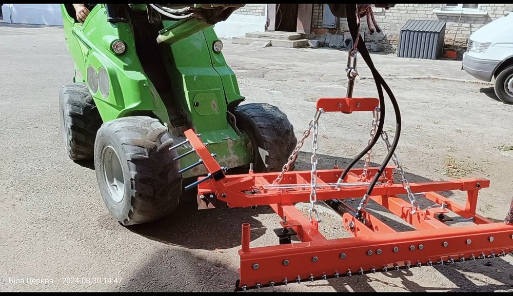 Захват для укладки тротуарной плитки гидропривод