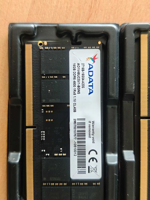 sodimm ddr5 4800 16 gb samsung - Купить электронику - Цены на OLX.ua