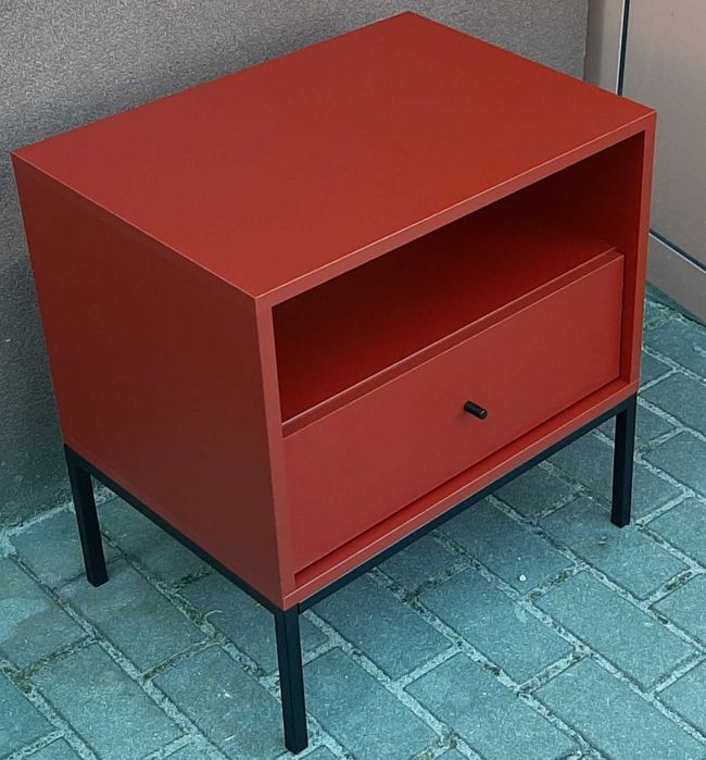 szafka nocna ines bordo