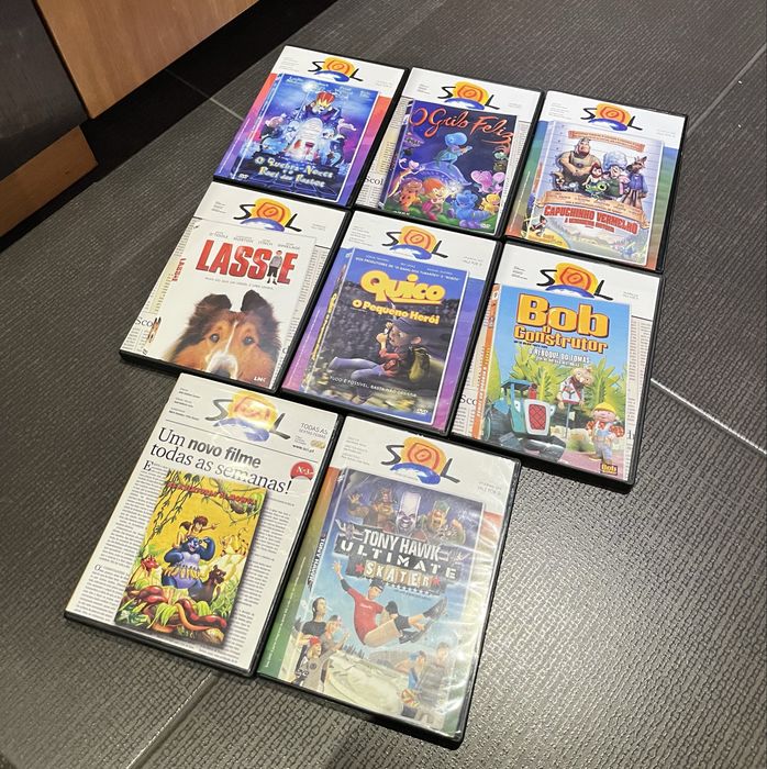 DVDs infantis diversos