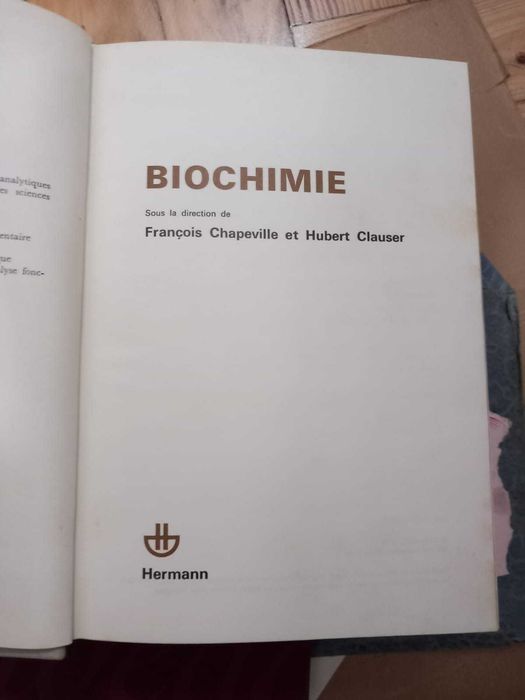 Biochimie - F. Chapeville, H. Clauser, et al.