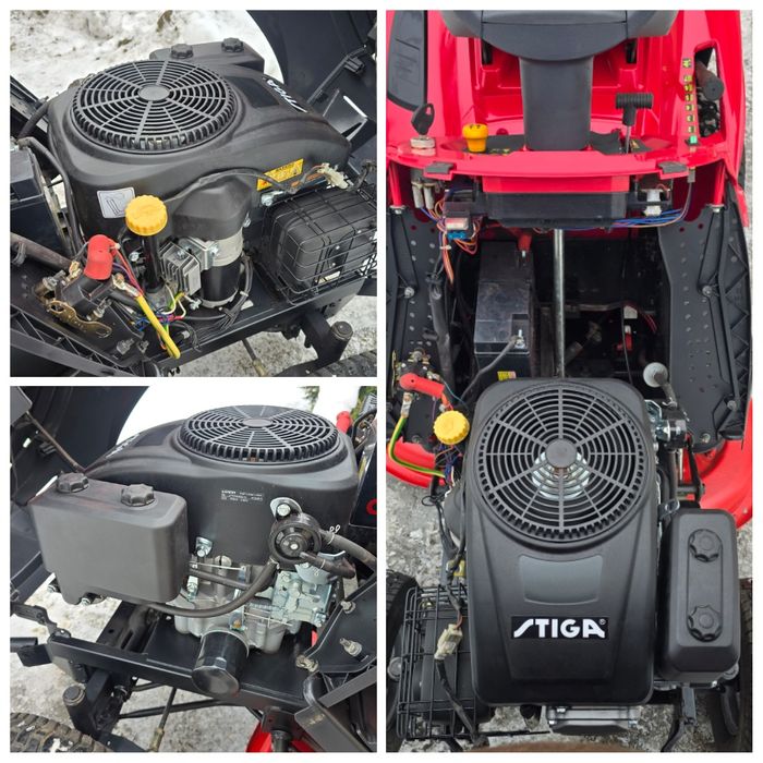 Traktorek kosiarka Castel Garden Stiga 16KM pompa oleju hydro POLECAM