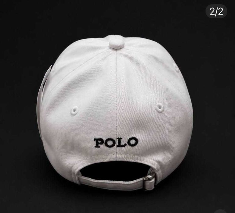 Boné Polo Ralph Lauren em preto e em branco