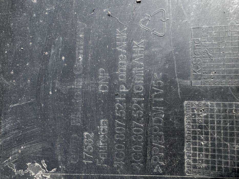 Спойлер юбка заднего бампера Audi A6 C7