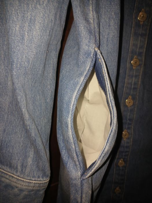 Джинсовое платье-рубашка,рМl.,новок