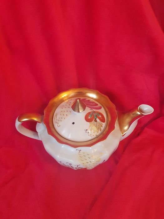 Заварник фарфор Вербилки Пурпурний лист