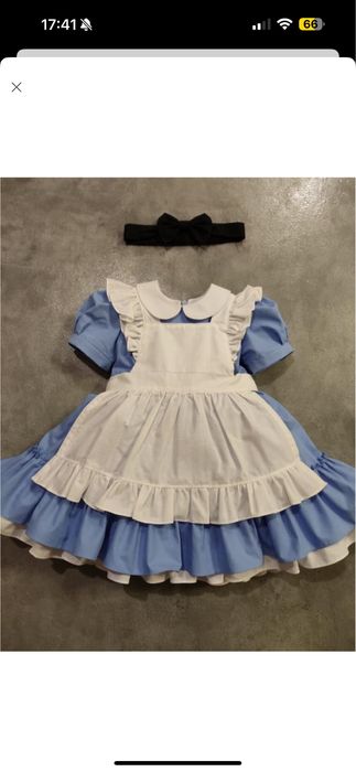 Платье Алисы голубое платье